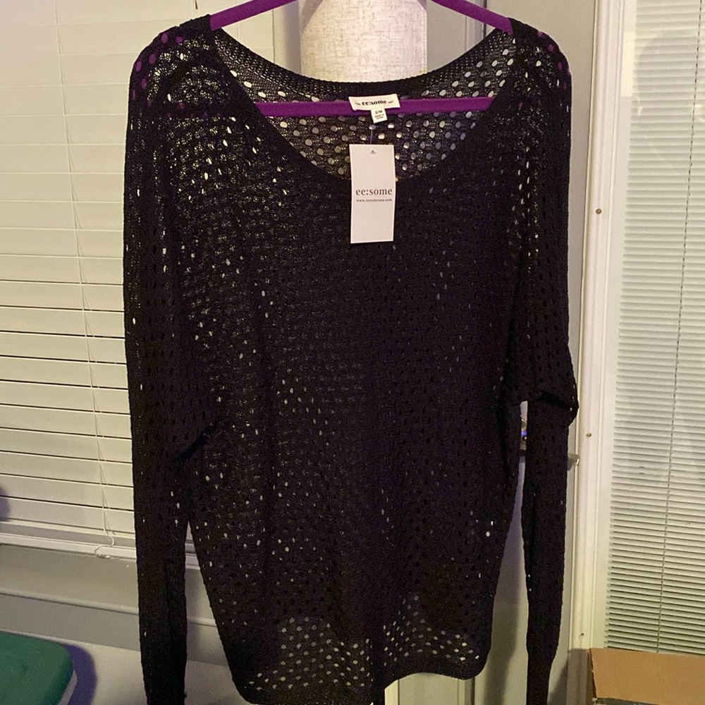 Women’s Open Knit Sweater
